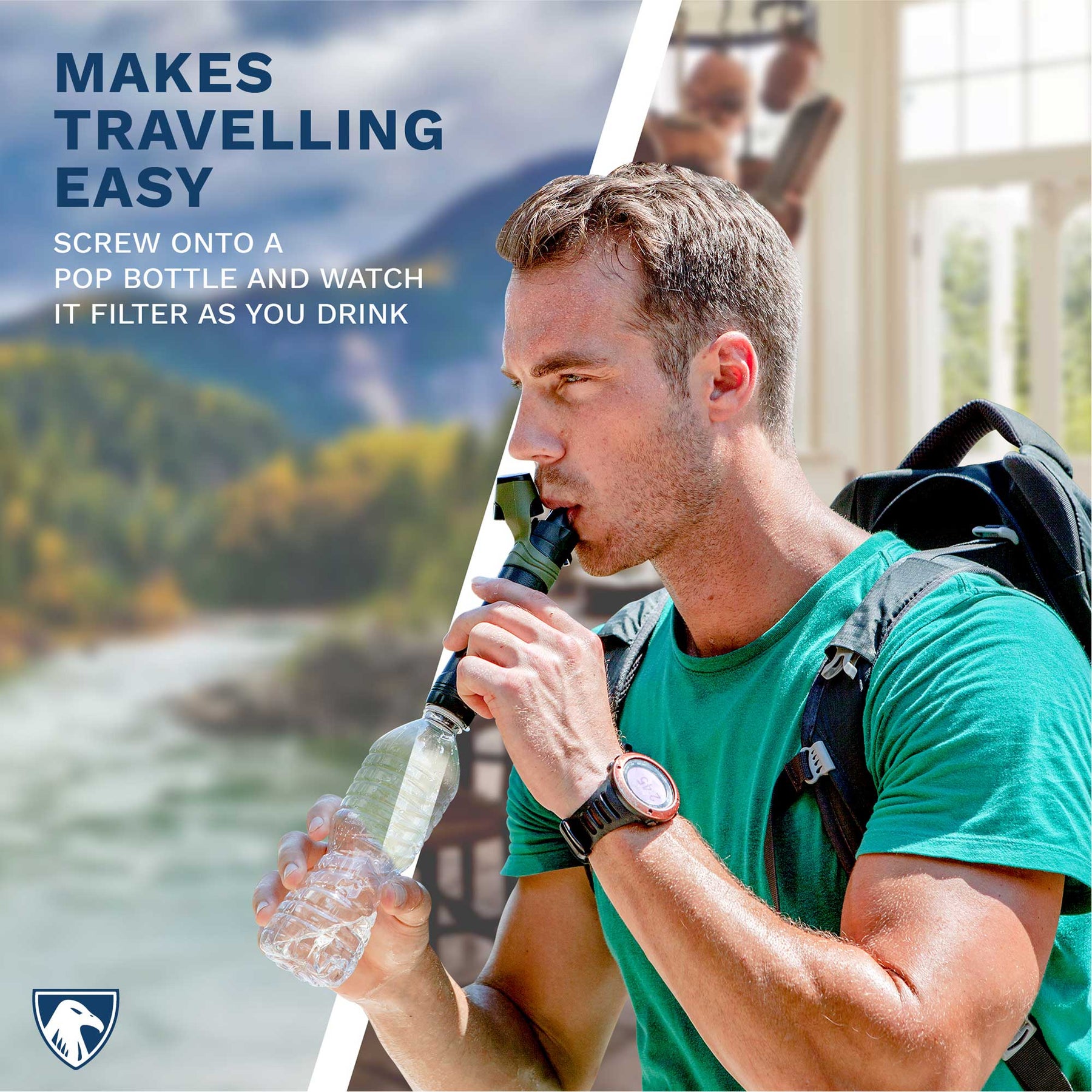 SURVIVOR FILTER SQUEEZE™ Water Filter + 2 Canteens - Survivor Filter