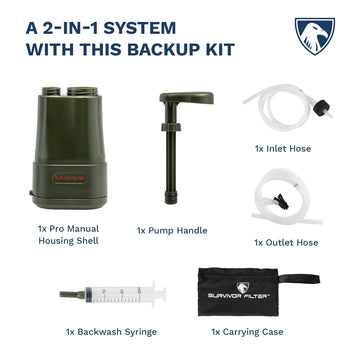 Survivor Filter PRO X Manual Backup Kit - Survivor Filter