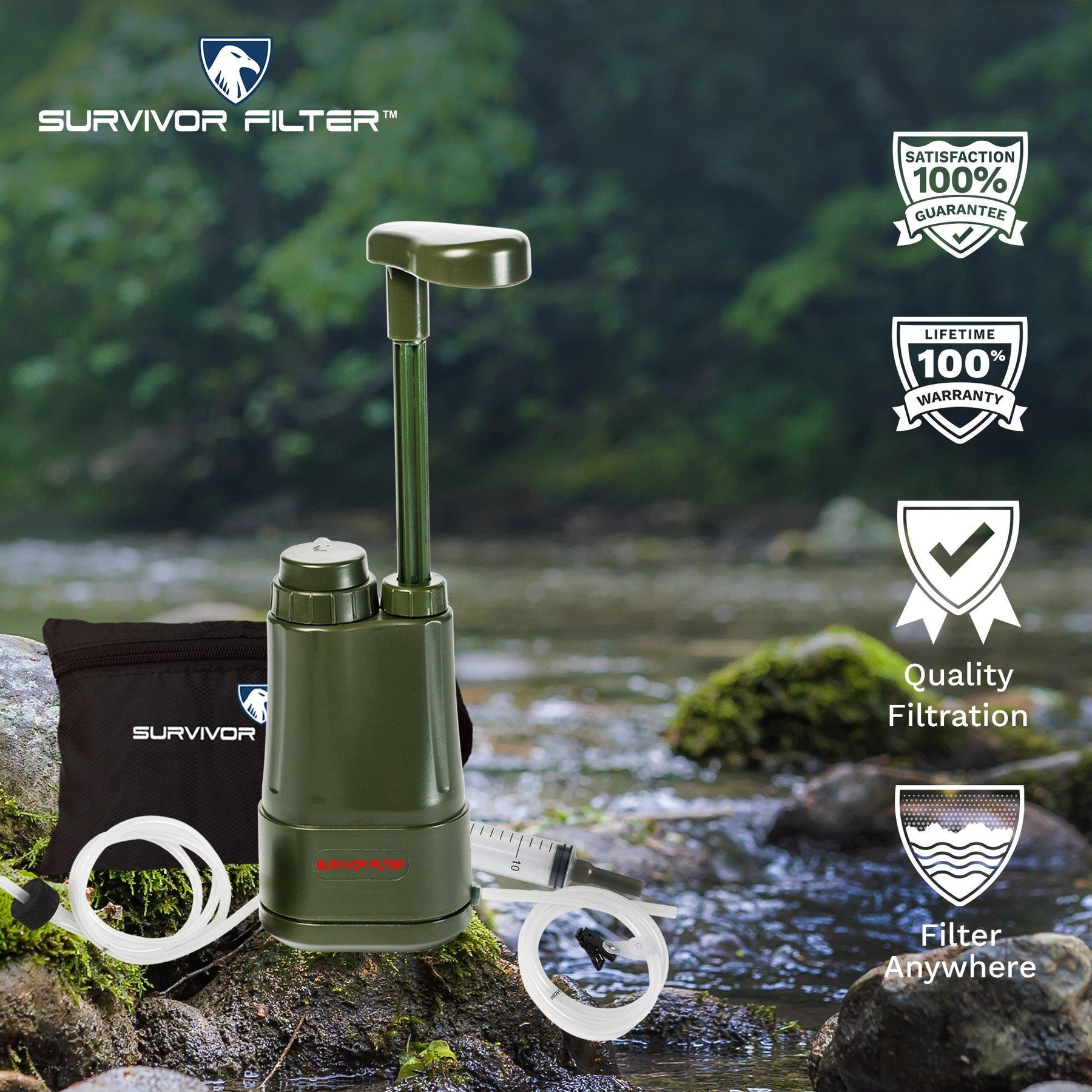 Survivor Filter PRO X Manual Backup Kit - Survivor Filter