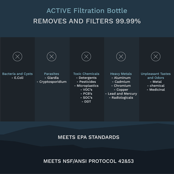 SURVIVOR FILTER™ ACTIVE Filtration Bottle (900mL) - Survivor Filter