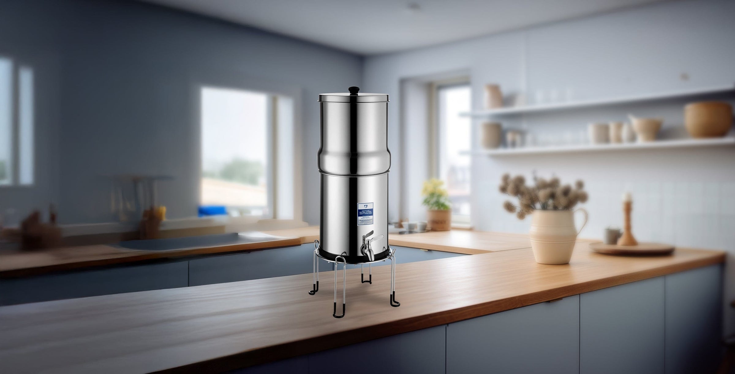 Ultra Steel Gravity Water Filter
