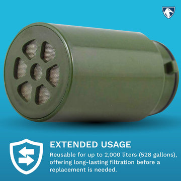 Survivor Filter PRO Carbon Filter Replacement, Compatible with Electric PRO X - Survivor Filter