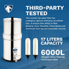 Survivor Filter Gravity Steel 2.25 Gallon Water Filtration System Portable Water Filters & Purifiers Survivor Filter 