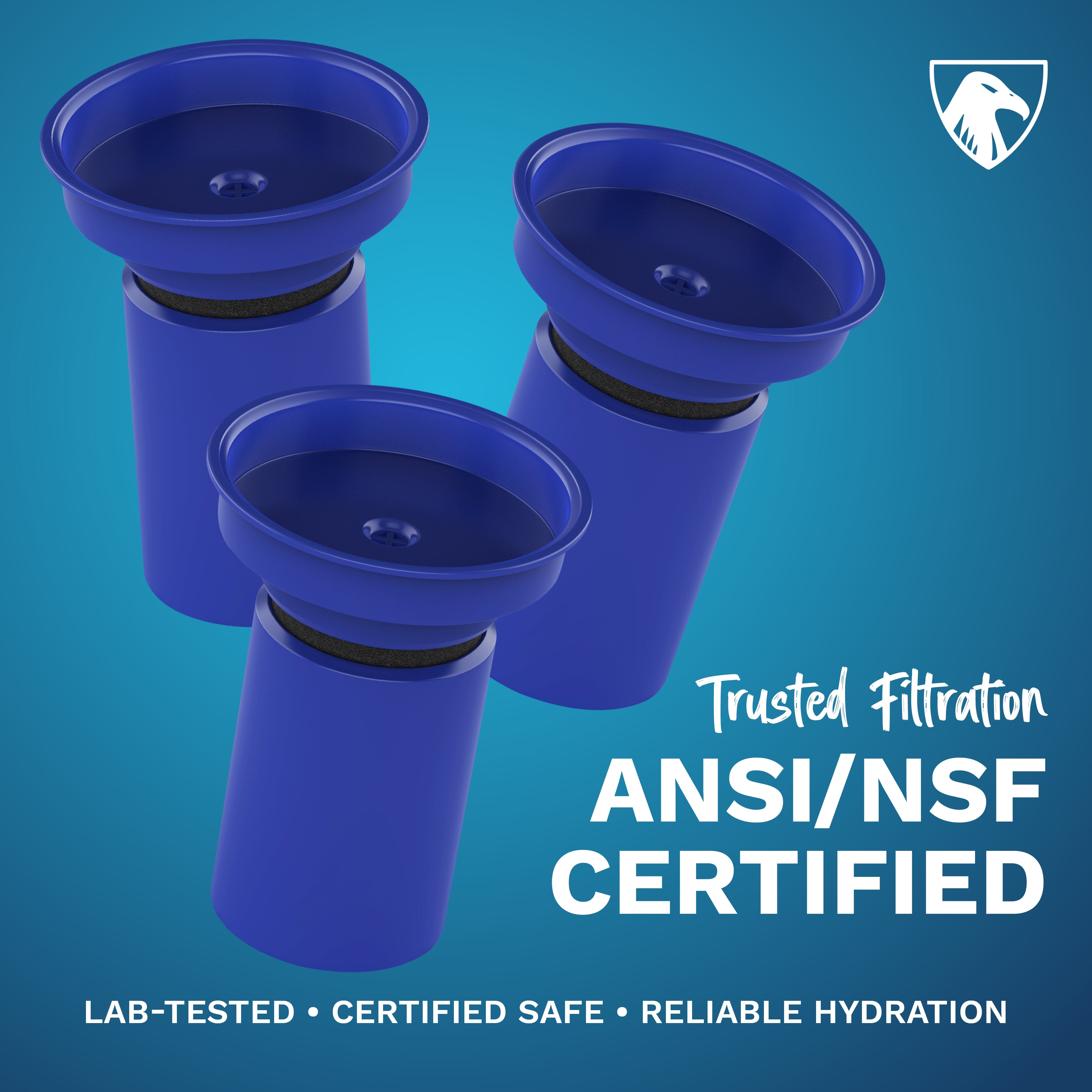 SURVIVOR FILTER™ Americana Ultra Light Water Bottle Bundle Survivor Filter 