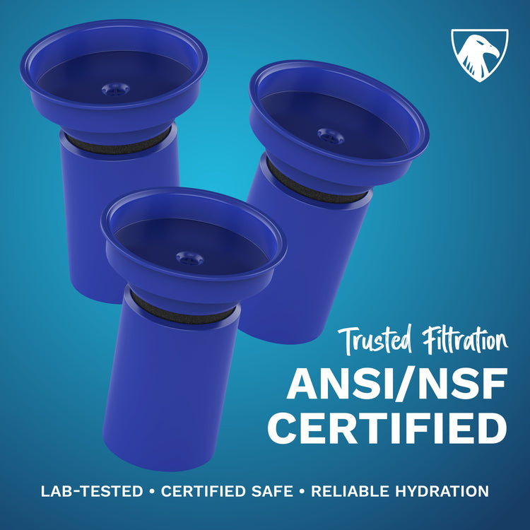 SURVIVOR FILTER™ Americana Ultra Light Water Bottle Bundle Survivor Filter 