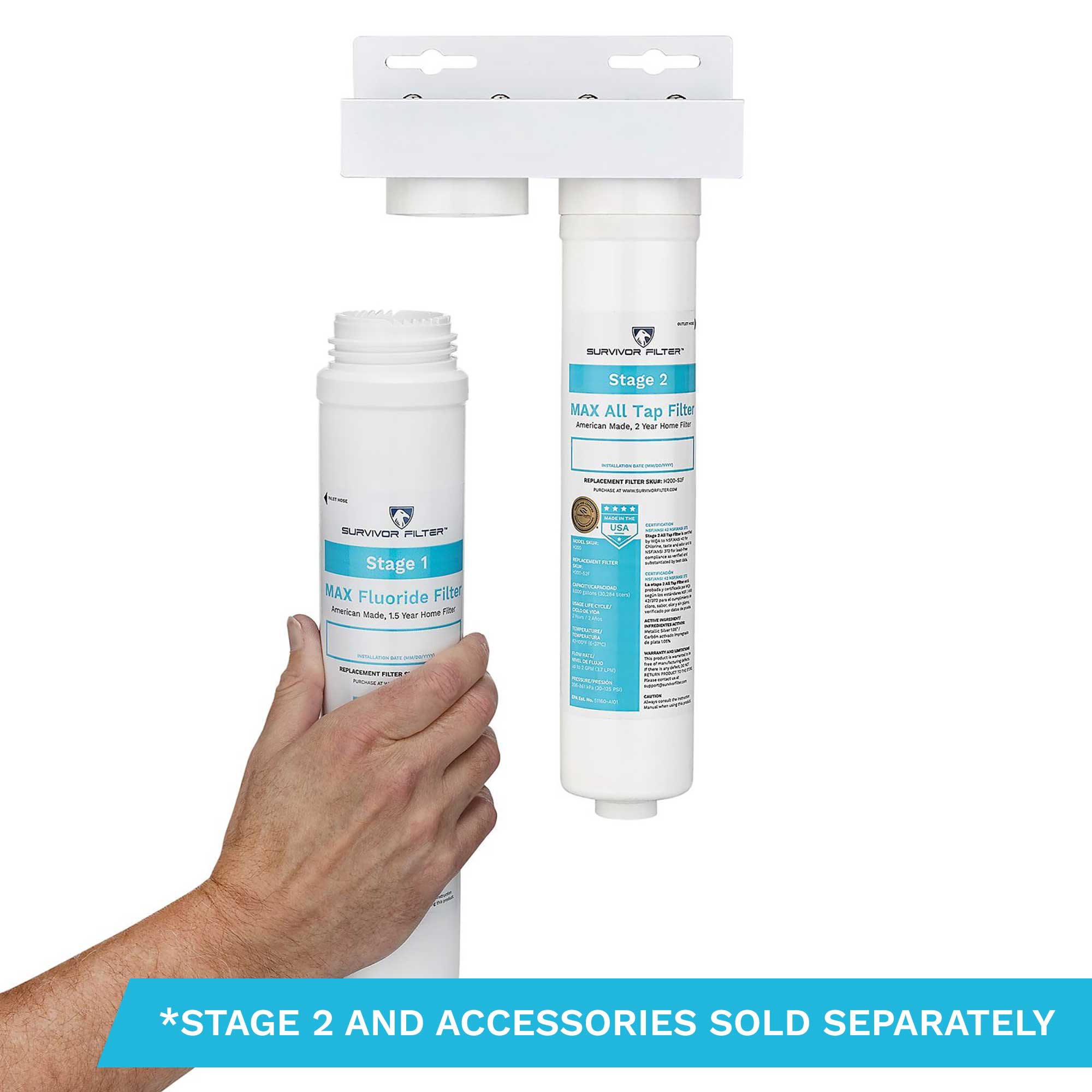 SURVIVOR FILTER™ Max - Replacement Stage 1 Fluoride Filter - Survivor Filter