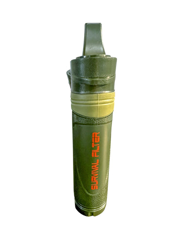 SURVIVAL FILTER Cleanable Water Filter Straw - Survivor Filter