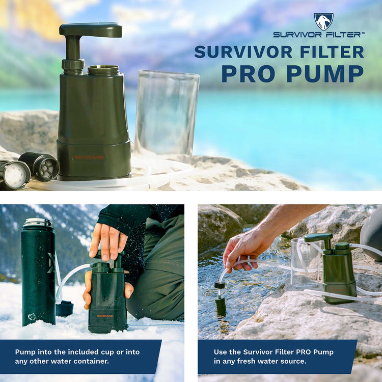 Système de purification d'eau Survivor Filter Pro pour la survie - Filtre à eau Système de purification d'eau Survivor Filter Pro pour la survie - Filtre à eau
