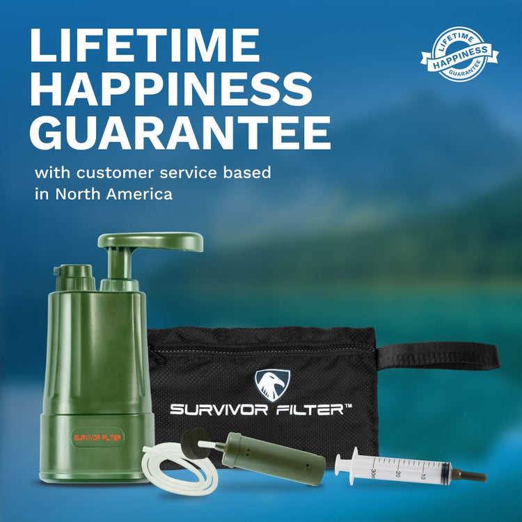 SURVIVOR FILTER PRO™ Portable Water Filter Pump - Survivor Filter