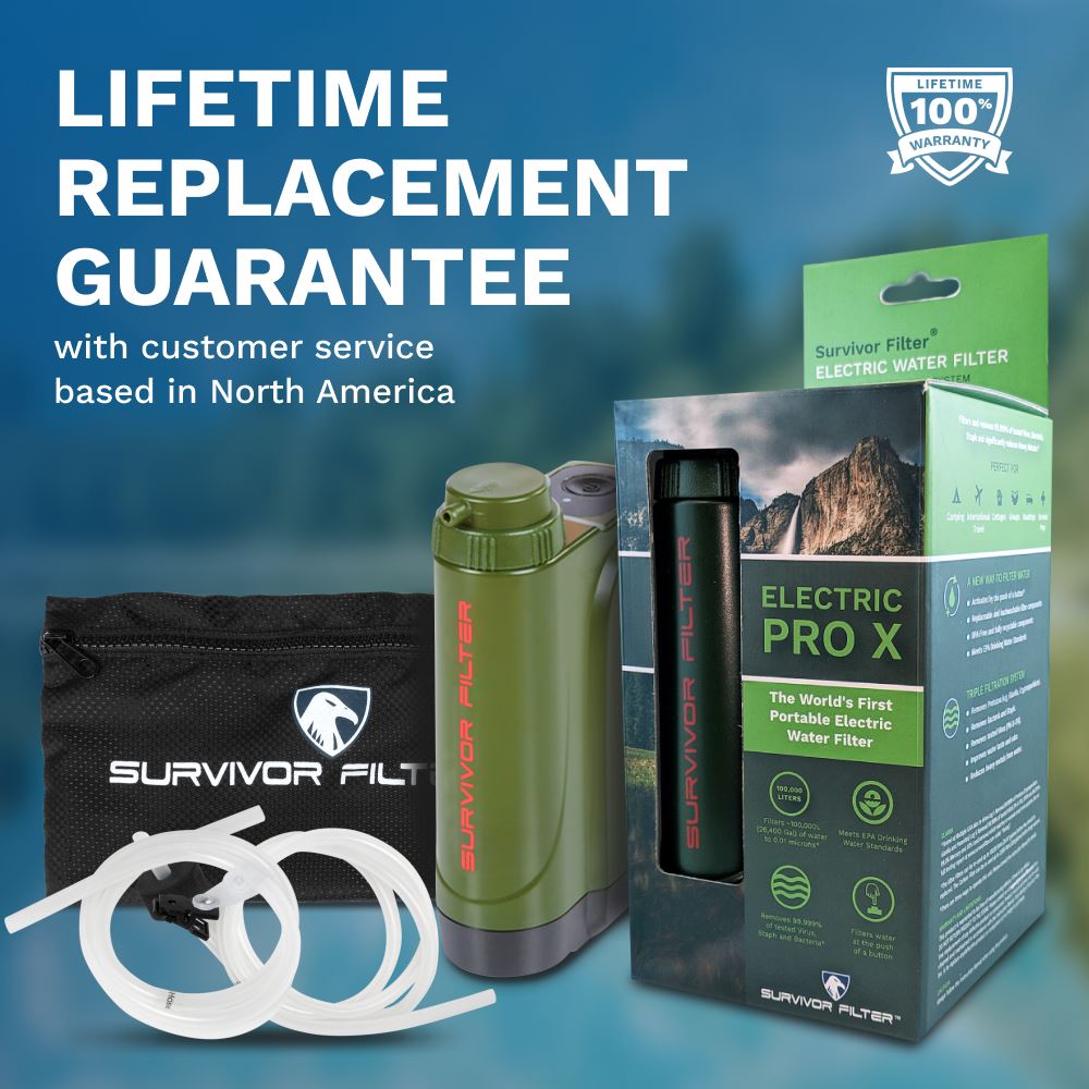 SURVIVOR FILTER™ PRO X Electric Survival Filter - Survivor Filter