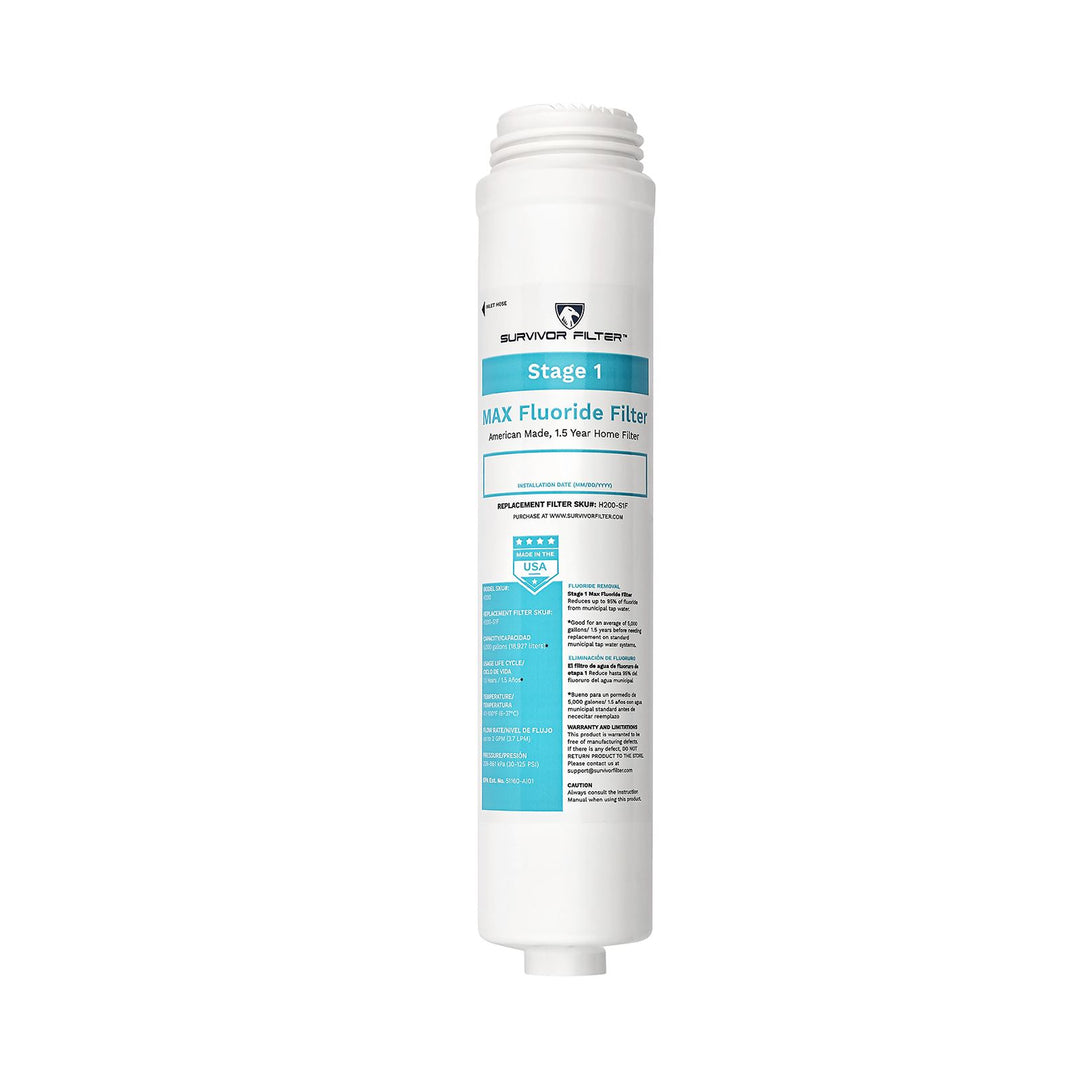 SURVIVOR FILTER™ Max - Replacement Stage 1 Fluoride Filter - Survivor Filter