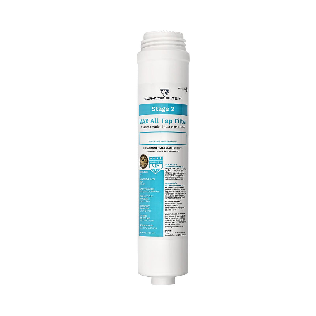 SURVIVOR FILTER™ Max - Replacement Stage 2 All Tap Filter - Survivor Filter