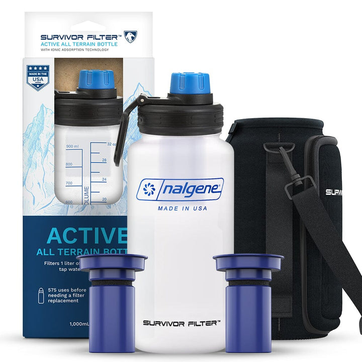 SURVIVOR FILTER™ Active All Terrain Bundle Kit with Extra Replacement Filter - Survivor Filter
