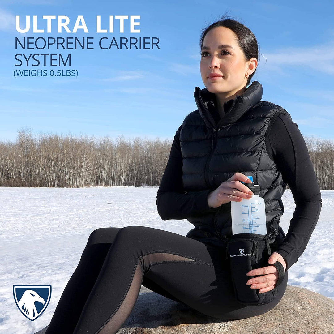 SURVIVOR FILTER™ Active All Terrain Filtration Bottle &amp; Carrier System - Survivor Filter