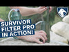 SURVIVOR FILTER PRO™ Portable Water Filter Pump