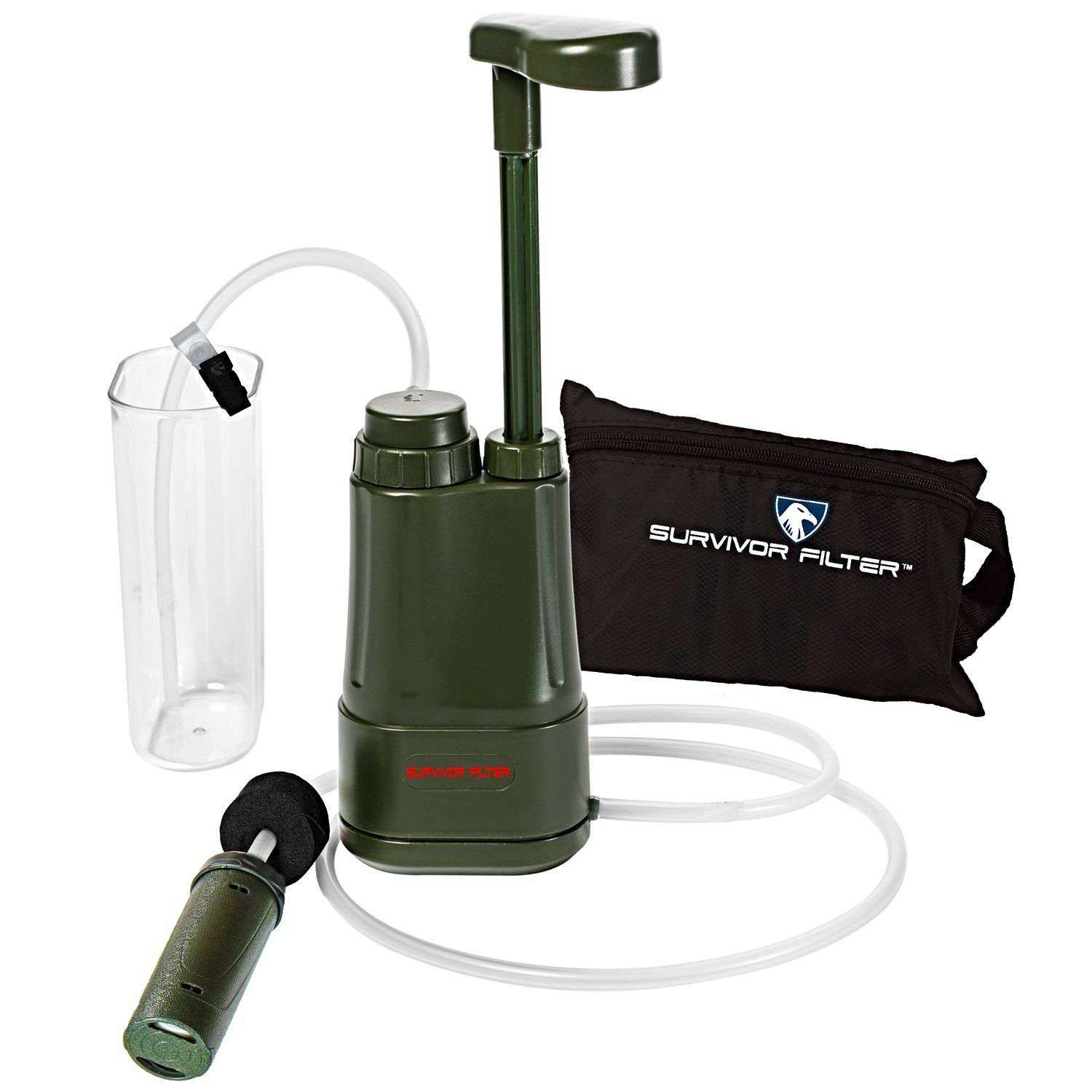 Purewell Portable Water Purifier Pump Filtration System with Replaceable  Filter